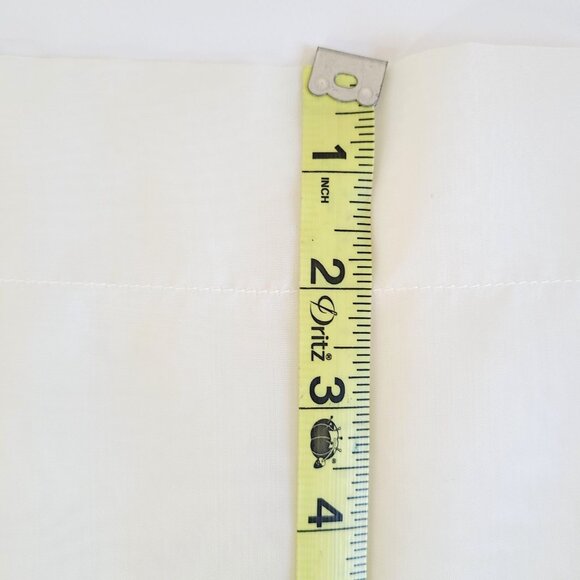 Vintage Crochet Lace Ivory / Off White Window Valance with Two Panels Set - Picture 4 of 14